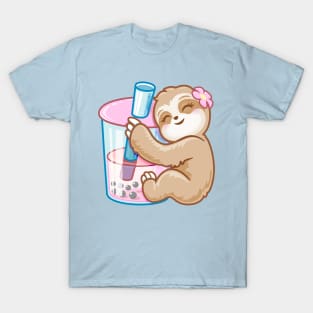 Boba tea sloth T-Shirt